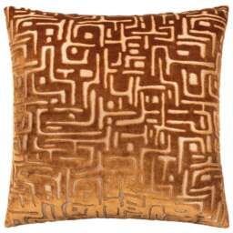 Hoem Soren Geometric Velvet Square Cushion - thumbnail 3