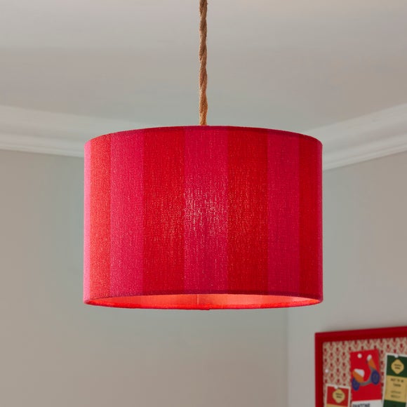 Beatrice Stripe Drum Lamp Shade - image 1