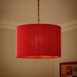 Beatrice Stripe Drum Lamp Shade - thumbnail 2