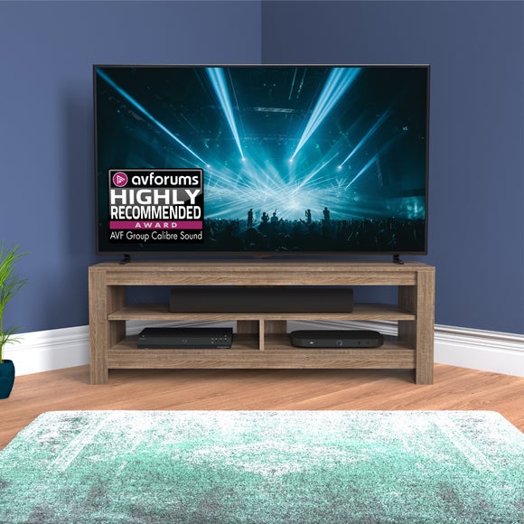 "AVF Calibre Sound TV Unit for TVs up to 65"" with Pull-Out Soundbar Shelf" - image 1