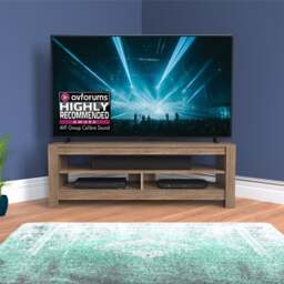 "AVF Calibre Sound TV Unit for TVs up to 65"" with Pull-Out Soundbar Shelf" - thumbnail 1