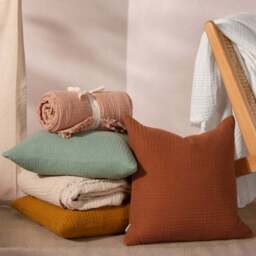 Yard Lark Cotton Square Cushion - thumbnail 6