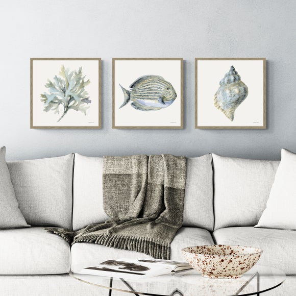 Artko Set of 3 Coastal Bliss Framed Prints - image 1