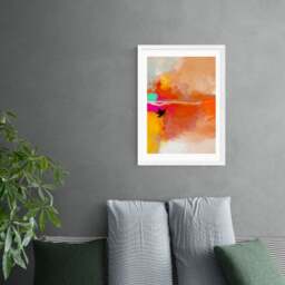 East End Prints Yellow Blush II Framed Print - thumbnail 1