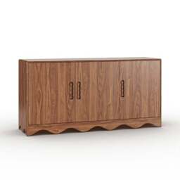 Jovie Wide Sideboard, Walnut Effect - thumbnail 6