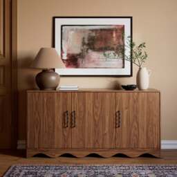 Jovie Wide Sideboard, Walnut Effect