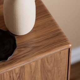 Jovie Wide Sideboard, Walnut Effect - thumbnail 4