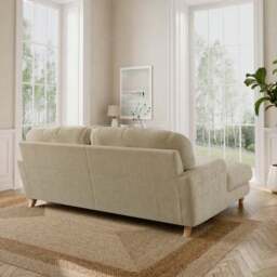 Martha Chunky Chenille Corner Chaise Sofa - thumbnail 2