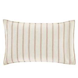 Hoveton Stripe Cotton Linen Duvet Cover & Pillowcase Set - thumbnail 6