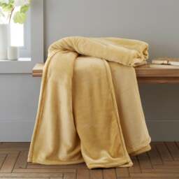 Catherine Lansfield Raschel Velvet Touch Throw Blanket 200cm x 240cm