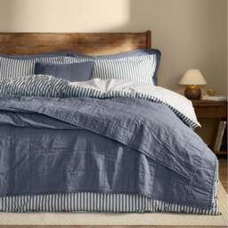 Yard Hebden Washed Cotton Bedspread - thumbnail 1