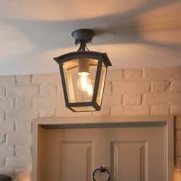 Leese Outdoor Semi Flush Porch Light - thumbnail 1