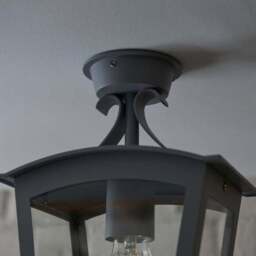 Leese Outdoor Semi Flush Porch Light - thumbnail 4