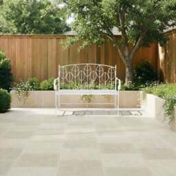 Rustic Leaf Metal Bench - thumbnail 2