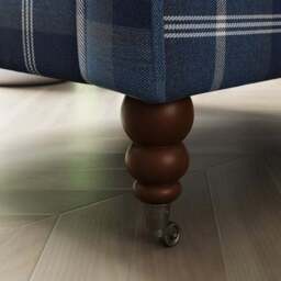 Oswald Grande Check Wingback Armchair - thumbnail 6