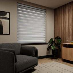 Swish Day and Night Room Darkening Made to Measure Roller Blind - thumbnail 4