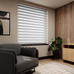 Swish Day and Night Room Darkening Made to Measure Roller Blind - thumbnail 3
