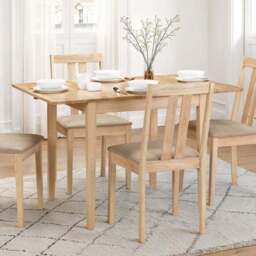 Rufford 2-4 Seater Rectangular Extendable Dining Table - thumbnail 2