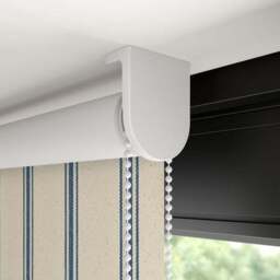 Folkstone Stripe Fire Retardant Blackout Made to Measure Roller Blind - thumbnail 5