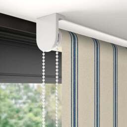 Folkstone Stripe Fire Retardant Blackout Made to Measure Roller Blind - thumbnail 4