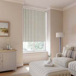 Folkstone Stripe Fire Retardant Blackout Made to Measure Roller Blind - thumbnail 3
