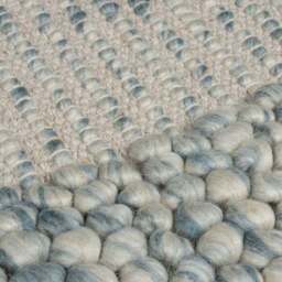 Pebble Wool Border Rug - thumbnail 2