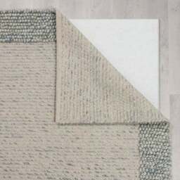 Pebble Wool Border Rug - thumbnail 3