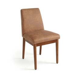 Cassie Set of 2 Dining Chairs, Faux Leather - thumbnail 5