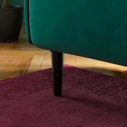 Aubery Velvet Curved 2 Seater Sofa - thumbnail 5