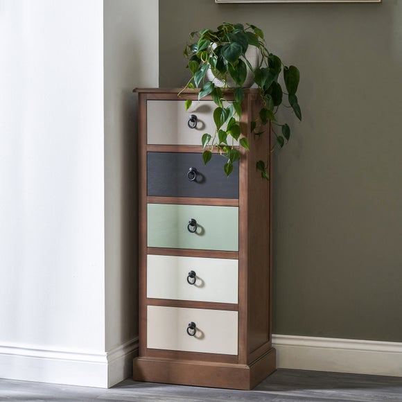 Pacific Loft 5 Drawer Chest, Pine - image 1