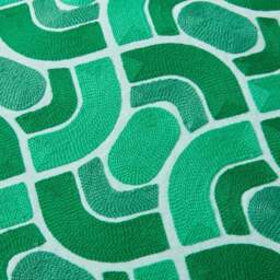 Sophie Robinson Wave Stitch Crewel Square Cushion - thumbnail 2
