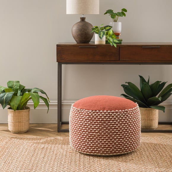 Jersey Bobble Round Pouffe - image 1