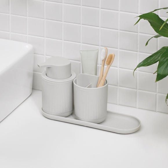 ReBorn Bathroom Storage Tray, Small Caddy & Soap Dispenser - image 1