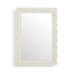Scalloped Rectangle Wall Mirror - thumbnail 2