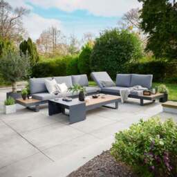Easton Large Outdoor Corner Set With Sun Recliner - thumbnail 2