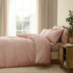 Soft Washed Cotton Duvet Cover & Pillowcase Set - thumbnail 5