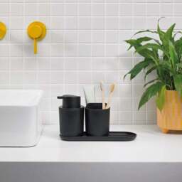 ReBorn Bathroom Storage Tray, Small Caddy & Soap Dispenser - thumbnail 2