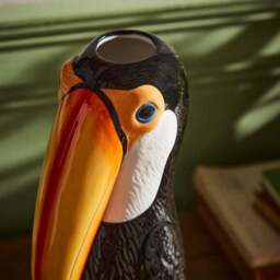 Toucan Ceramic Vase - thumbnail 2