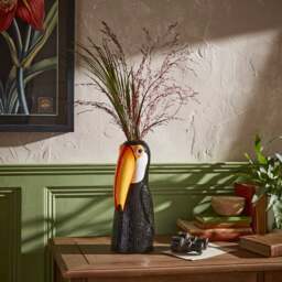 Toucan Ceramic Vase - thumbnail 1
