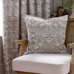Morris & Co. Strawberry Thief Jacquard Square Cushion