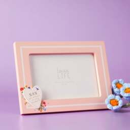 Love Life Nan Heart Photo Frame