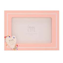 Love Life Nan Heart Photo Frame - thumbnail 2