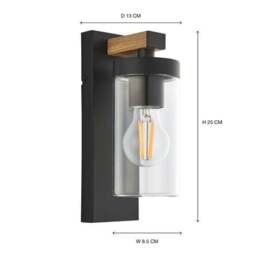 Fulton Industrial Indoor Outdoor Wall Light - thumbnail 5
