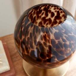Kira Tortoiseshell Touch Table Lamp - thumbnail 4