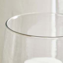 Churchgate Wood Glass Hurricane Candle Holder - thumbnail 4