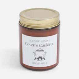 Coven's Cauldron Spiced Apple & Cinnamon Jar Candle - thumbnail 3