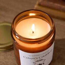 Coven's Cauldron Spiced Apple & Cinnamon Jar Candle - thumbnail 2