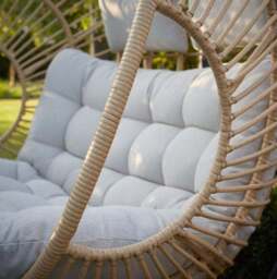 Singapore Rattan Double Egg Chair - thumbnail 4