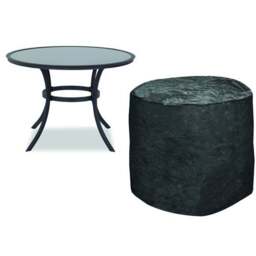 4 Seater Round Garden Table Super Tough Cover - thumbnail 2