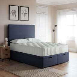 Luxury End Ottoman Base, Linen - thumbnail 1